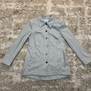 Cabi  Heather Gray Crewneck blazer